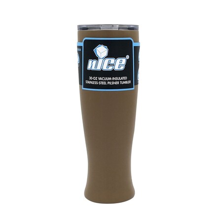 Nice Pilsner 30 oz Tan BPA Free Vacuum Insulated Tumbler TPF-515673